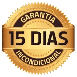 Selo de garantia incondicional de 15 dias