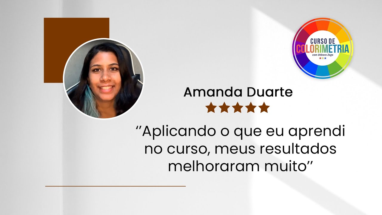 Depoimento do Isaac Ohiggins, aluno do Curso de Colorimetria