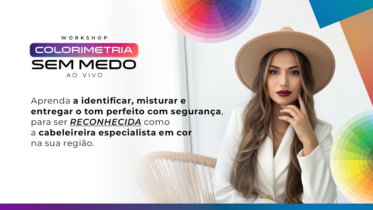 Débora Zago no vídeo Colorimetria Sem Medo